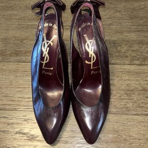 Authentic Vintage 80s YSL heels